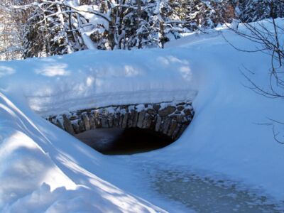Winter am Vchynicko-tetovský plavební kanál