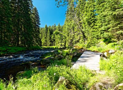 Erste Wanderung zwischen Modrava und dem Wehr